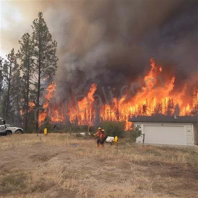 How can I prepare my home for a wildfire?