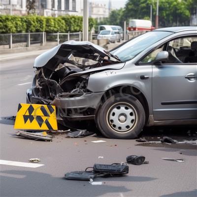 How is fault determined in a car accident?