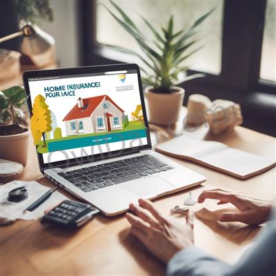 What is an online application for home insurance?