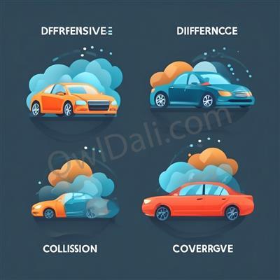 What is the difference between comprehensive and collision coverage?